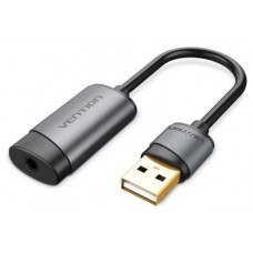 TARJETA SONIDO USB/M A JACK 3.5/H NEGRO VENTION