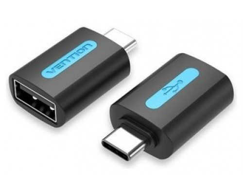 ADAPTADOR 2.0 USB-C/M A USB-A/H NEGRO VENTION