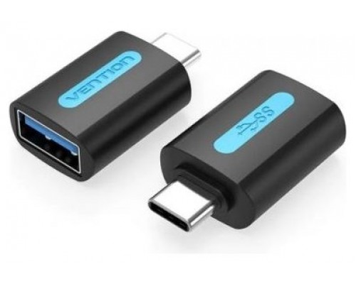 ADAPTADOR 3.0 USB-C/M A USB-A/H NEGRO VENTION