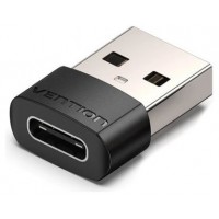 ADAPTADOR USB-A/H A USB-C/M NEGRO VENTION