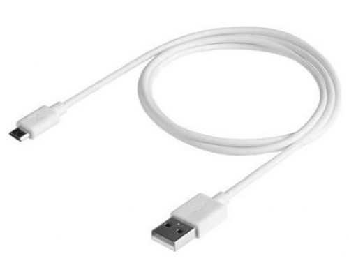 CABLE ESSENTIAL USB-A A MICROUSB 1M BLANCO XTORM