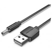 CONVERSOR USB/M DC 3.5 MM/M 0.5 M NEGRO VENTION