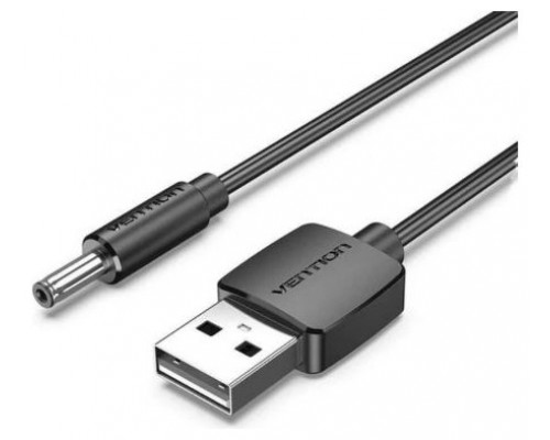 CONVERSOR USB/M DC 3.5 MM/M 0.5 M NEGRO VENTION