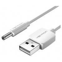 CONVERSOR USB/M DC 3.5 MM/M 0.5 M BLANCO VENTION