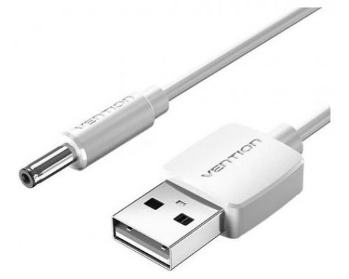 CONVERSOR USB/M DC 3.5 MM/M 0.5 M BLANCO VENTION