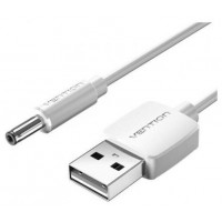 CABLE ALIMENTACION USB-A/M A DC 5.5 MM/M 0.50 M BLANCO VENTION