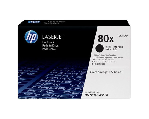Toner hp cf280xd pack 2und alta