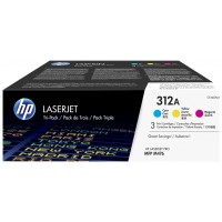TONER HP 312A PACK 3 COLORES