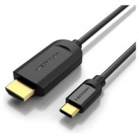 CONVERSOR 1.4 USB-C/M A HDMI/M 4K 1 M NEGRO VENTION