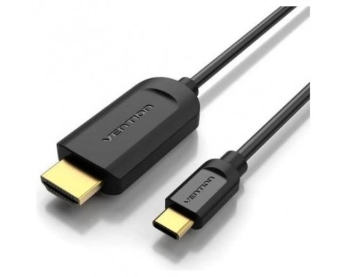 CONVERSOR 1.4 USB-C/M A HDMI/M 4K 1 M NEGRO VENTION