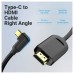 CONVERSOR 1.4 USB-C/M A HDMI/M 4K ACODADO 1.5 M NEGRO VENTION