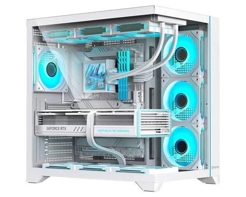 Hiditec Caja ATX Gaming H3 PRO ARGB White-IA11 Hiditec Caja ATX Gaming H3 PRO ARGB White