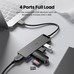 HUB 4 PUERTOS USB 3.0 4xUSB 1xUSB-C PD NEGRO VENTION-AA2 HUB 4 PUERTOS USB 3.0 4xUSB 1xUSB-C PD NEGRO VENTION