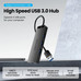 HUB 4 PUERTOS USB 3.0 4xUSB 1xUSB-C PD NEGRO VENTION-AA2 HUB 4 PUERTOS USB 3.0 4xUSB 1xUSB-C PD NEGRO VENTION