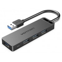 HUB 4 PUERTOS USB 3.0 4xUSB 1xMICRO USB GRIS VENTION