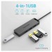 HUB 4 PUERTOS USB 3.0 4xUSB 1xMICRO USB GRIS VENTION