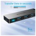 HUB 4 PUERTOS USB 3.0 4xUSB 1xMICRO USB GRIS VENTION