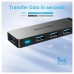 HUB 4 PUERTOS USB 3.0 4xUSB MICRO USB PD GRIS VENTION