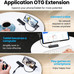 HUB 4 PUERTOS USB 3.0 4xUSB 1xUSB-C PD NEGRO VENTION