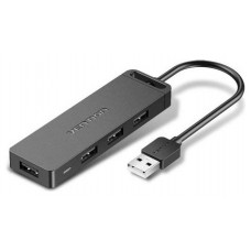 HUB 4 PUERTOS USB 2.0 4xUSB GRIS VENTION