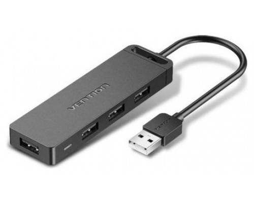 HUB 4 PUERTOS USB 2.0 4xUSB GRIS VENTION