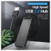 HUB 4 PUERTOS USB 2.0 4xUSB GRIS VENTION