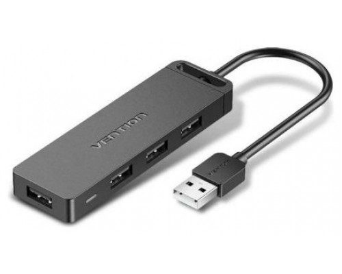 HUB 4 PUERTOS USB 2.0 4xUSB 1 M GRIS VENTION