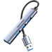 HUB 4 PUERTOS USB 3.0 4xUSB 0.15 M GRIS VENTION