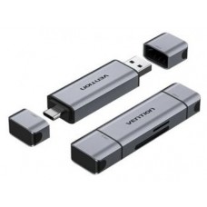 LECTOR TARJETAS EXTERNO USB 3.0 NEGRO VENTION
