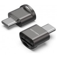 LECTOR TARJETAS EXTERNO USB-C 2.0 GRIS VENTION