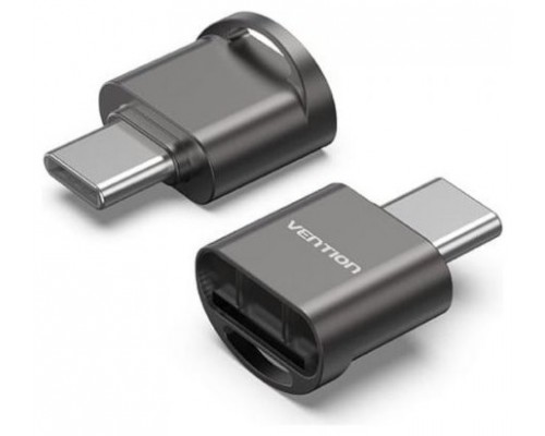 LECTOR TARJETAS EXTERNO USB-C 2.0 GRIS VENTION