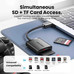 LECTOR TARJETAS EXTERNO USB-C 3.0 NEGRO VENTION-AA4 LECTOR TARJETAS EXTERNO USB-C 3.0 NEGRO VENTION