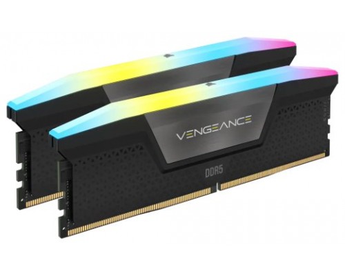 DDR5 64 GB(2X32KIT) 6600 VENGEANCE RGB BLACK CORSAIR