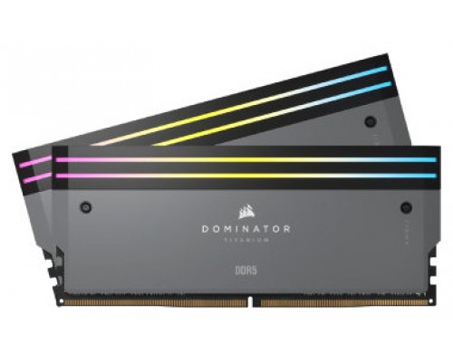 DDR5 64 GB(2X32KIT) 6000 DOMINATOR TITANIUM RGB GREY CORSAIR