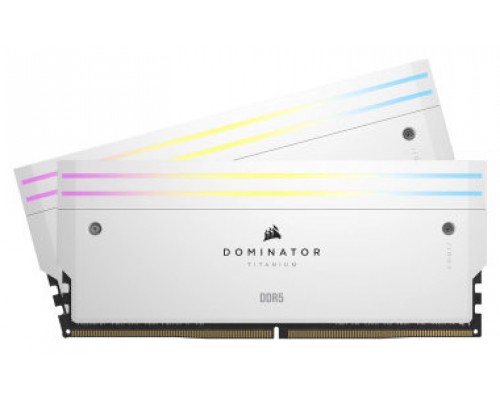 DDR5 64 GB(2X32KIT) 6600 DOMINATOR TITANIUM RGB WHITE CORSAIR