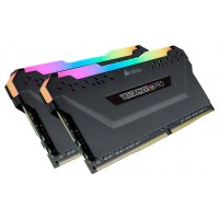 DDR4 32 GB(2X16KIT) 2666 VENGEANCE PRO BLACK RGB LED CORSAIR