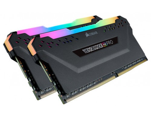 DDR4 32 GB(2X16KIT) 2666 VENGEANCE PRO BLACK RGB LED CORSAIR