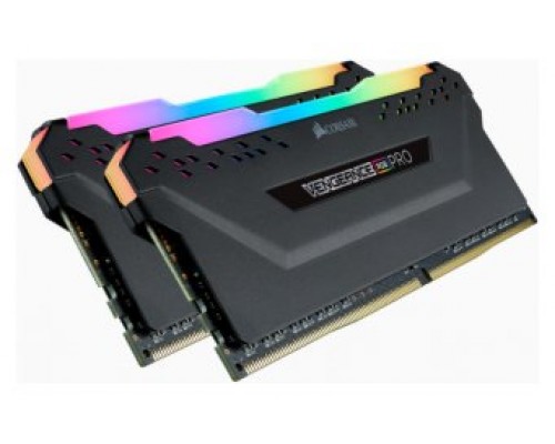 DDR4 32 GB(2X16KIT) 3200 VENGEANCE PRO BLACK RGB LED CORSAIR