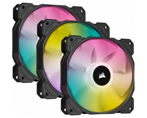 VENTILADOR AUXILIAR SP120 RGB ELITE 120MM BLACK TRIPLE PACK CORSAIR