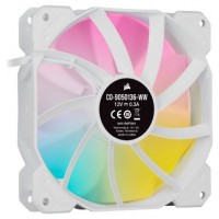 VENTILADOR AUXILIAR AR120 ICUE A-RGB 120MM WHITE SINGLE PACK CORSAIR