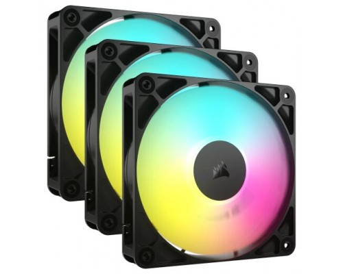 VENTILADOR AUXILIAR RS120 A-RGB 120MM BLACK TRIPLE PACK CORSAIR