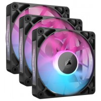 VENTILADOR AUXILIAR RX120 ICUE LINK RGB 120MM BLACK TRIPLE PACK CORSAIR