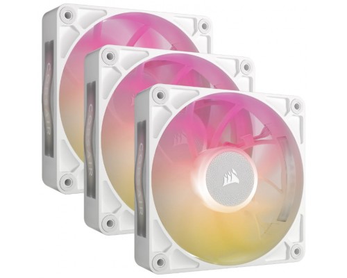 VENTILADOR AUXILIAR RX120 ICUE LINK MAX RGB 120MM WHITE TRIPLE PACK CORSAIR