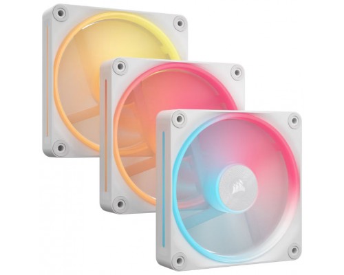 VENTILADOR AUXILIAR LX120-R ICUE LINK RGB 120MM WHITE TRIPLE PACK CORSAIR