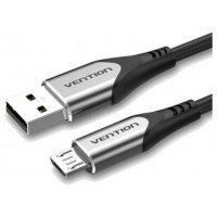 CABLE USB 2.0 A MICRO USB M-M 0.5 M GRIS VENTION