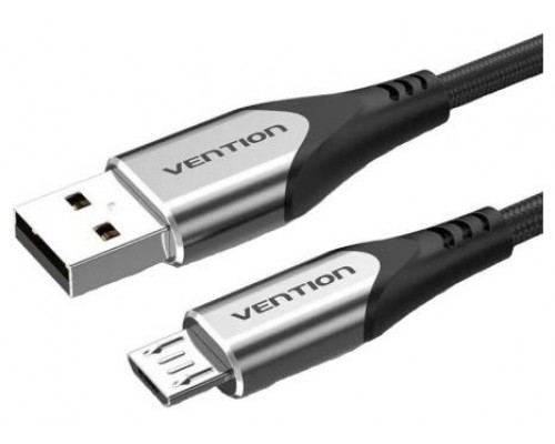 CABLE USB 2.0 A MICRO USB M-M 1.5 M GRIS VENTION