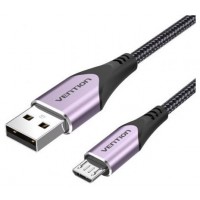 CABLE USB 2.0 A MICRO USB M-M 1.5 M PURPURA VENTION