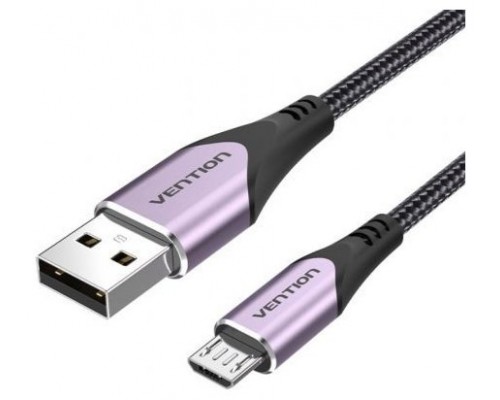 CABLE USB 2.0 A MICRO USB M-M 1.5 M PURPURA VENTION