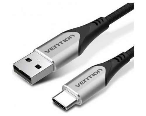 CABLE USB-A A USB-C M-M 0.5 M GRIS VENTION