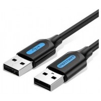 CABLE USB-A A USB-A M-M 1 M NEGRO VENTION